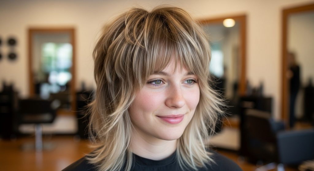 Mittellange Frisuren für dickes Haar