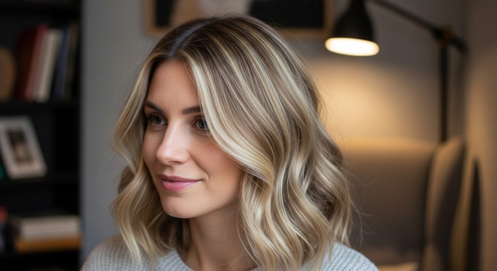 blonde highlights