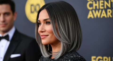 Frisuren glatte Haare mittellang